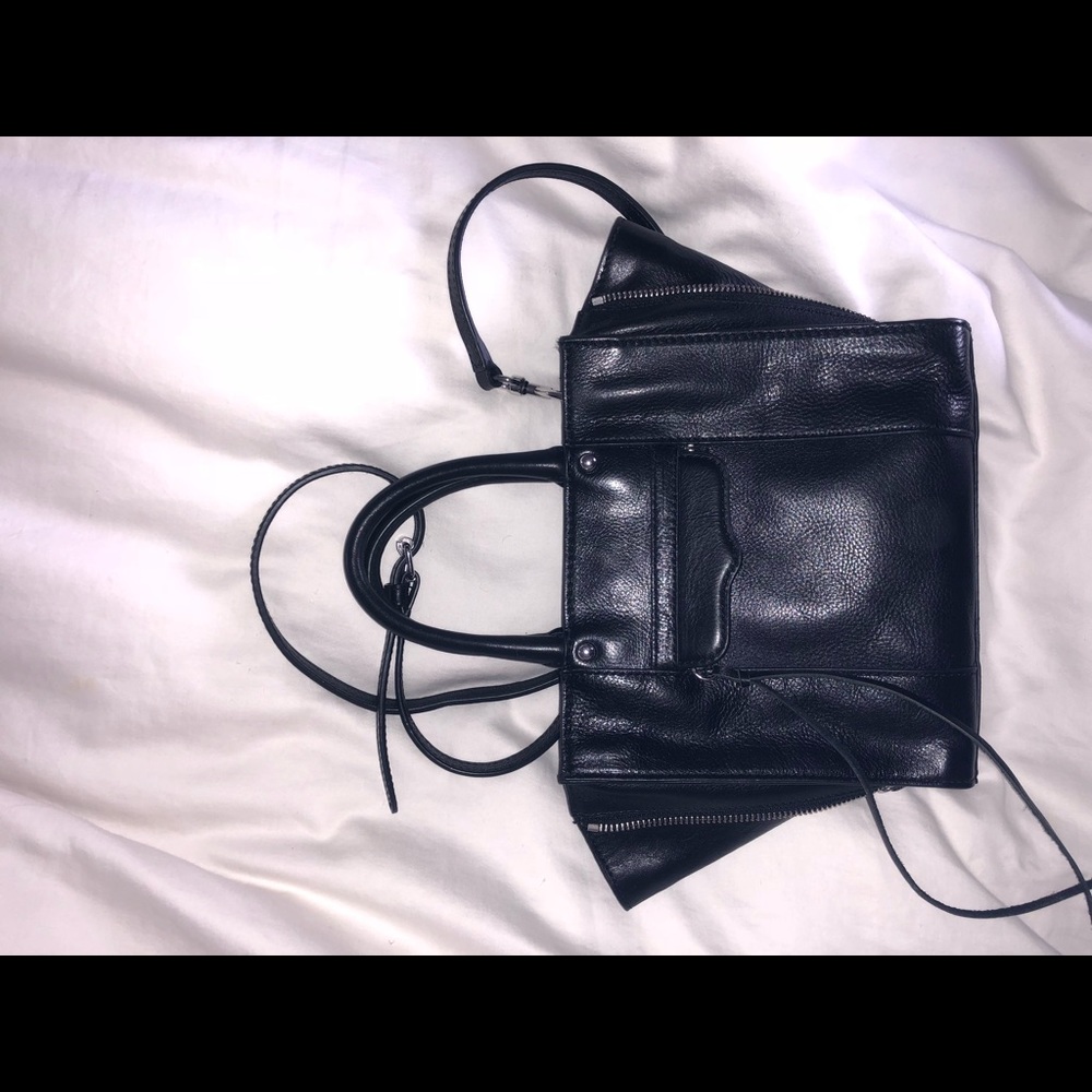 Black Rebecca Minkoff Small MAB Side Zip Satchel - Picture 3 of 7